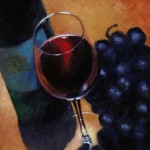 Glass of RedOil on Canvas16 x 12 inchesSOLD
