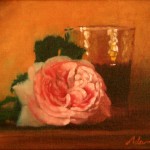 Rose et le Vin Rose et le VinOil on Linen Panel10 x 8 inchesPrivate Collection