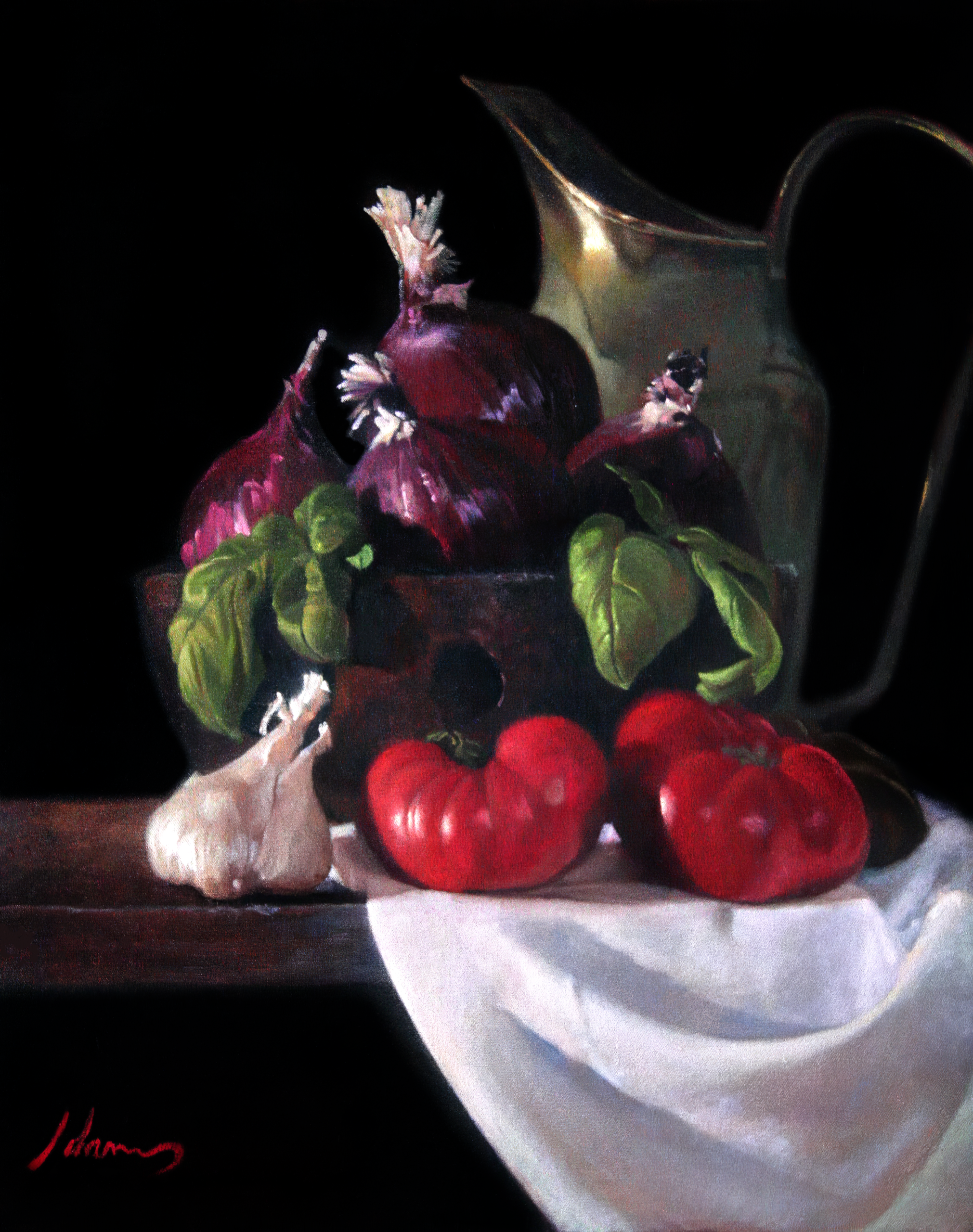 Michael Lynn Adams | Italian Colors | 30×24 inches | Oil on Canvas